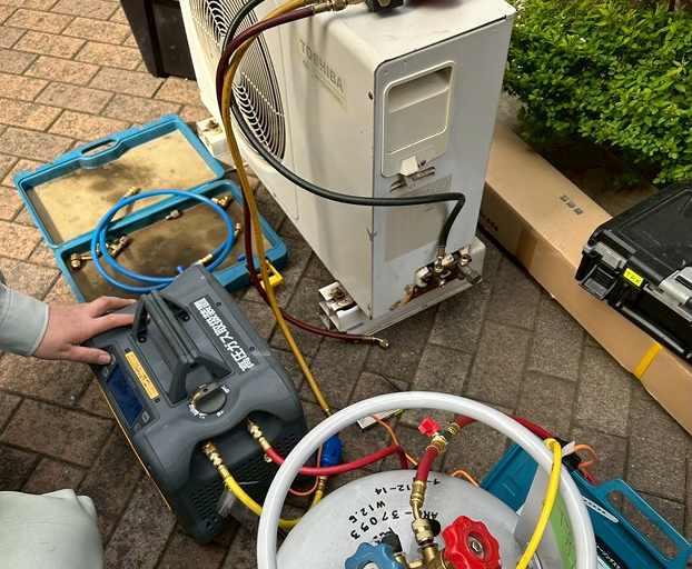 フロンガス回収